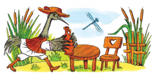 Лисичка и журавль